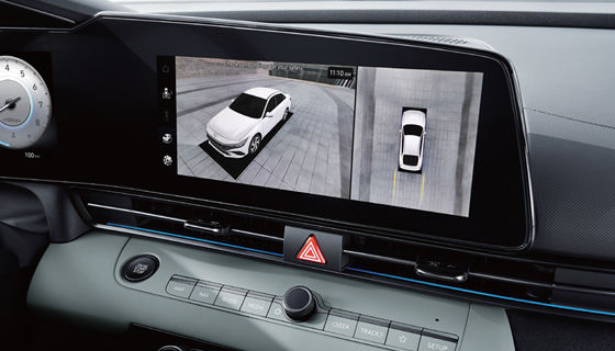 The new Elantra Surround View Monitor (SVM)
